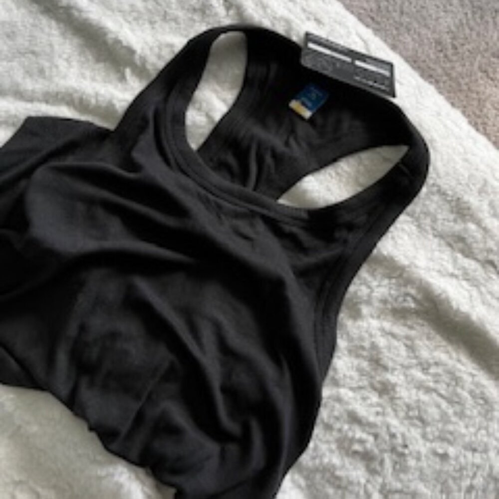 Old Navy Black Ribbed Racerback Tank Top - NWT